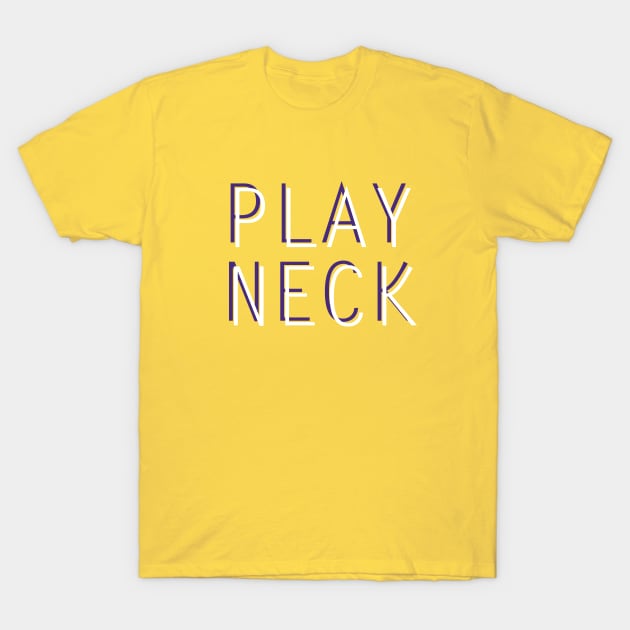 Play Neck T-Shirt by Parkeit